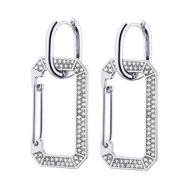 Wholesale Copper Zirconium Alloy Earrings